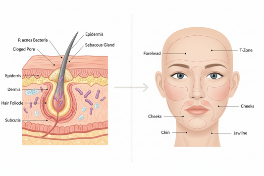 Chin and Jawline Acne: What Your Biology Is Telling You